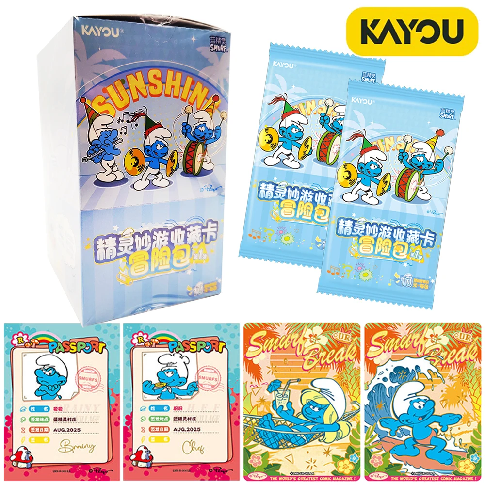 

Оригинальная коллекционная карта Kayou Smurf, американская классическая мультяшная сценическая карнавальная серия, изысканные карты для мальчиков и девочек, подарки Cherish