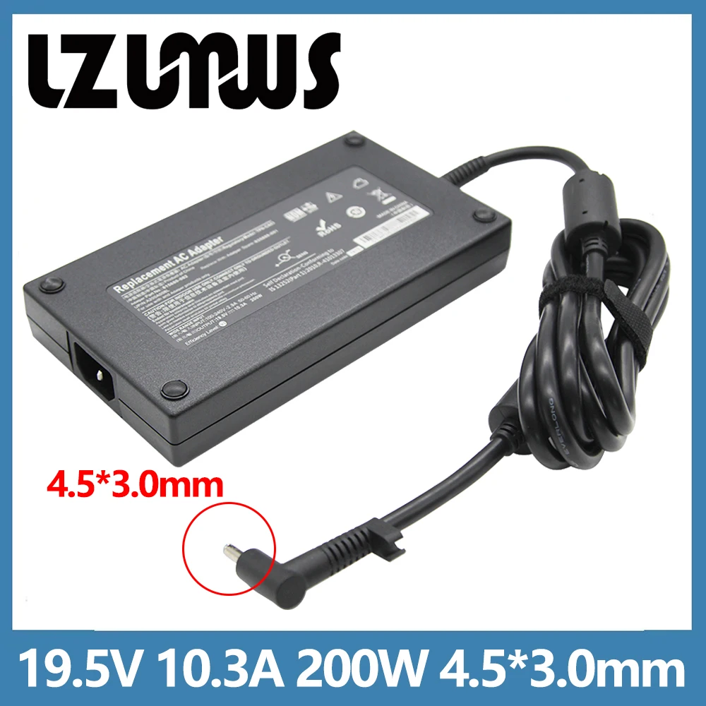 200W Laptop Charger for HP Victus Gaming 15 16 Omen Gaming 15 17 Pavilion 15 17 ZBook Fury Studio 15 17 G10 G9 G8 G7 AC Adapter