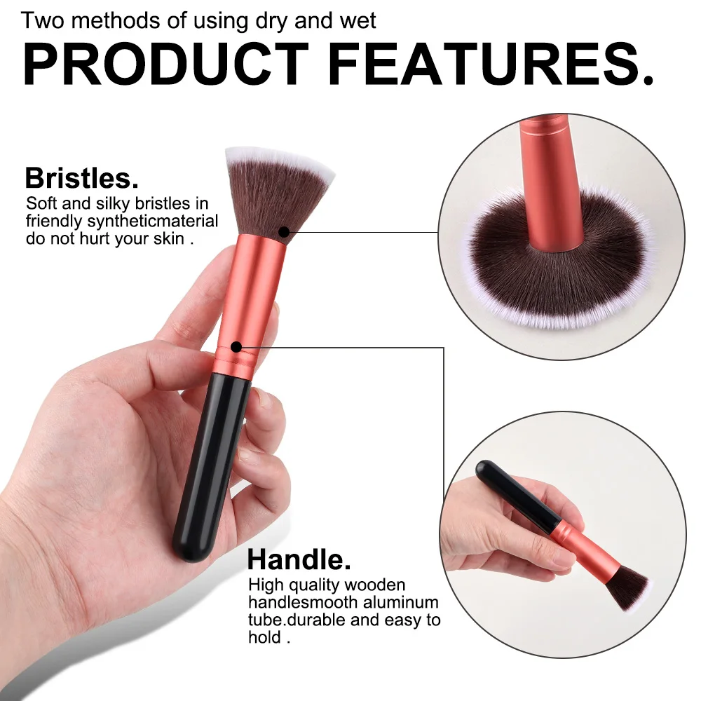 Profissional 14/16 pçs pincéis de maquiagem conjunto macio macio sombra de olho fundação blush pó corretivos cosméticos femininos ferramentas de beleza