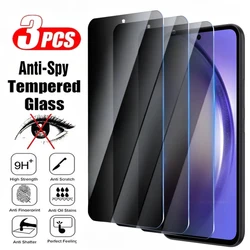 1-3PCS Privacy Tempered Glass For Samsung A56 A36 A26 A55 5G A54 A53 A32 A31 A52 A35 A34 A33 A15 A13 Anti Spy Screen Protector