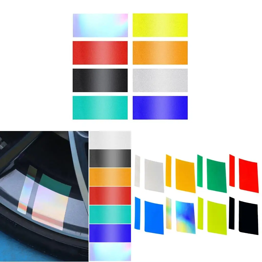  4PCS Personalizes Vehicle Sticker Creative Hub Decoration for Night Visibility