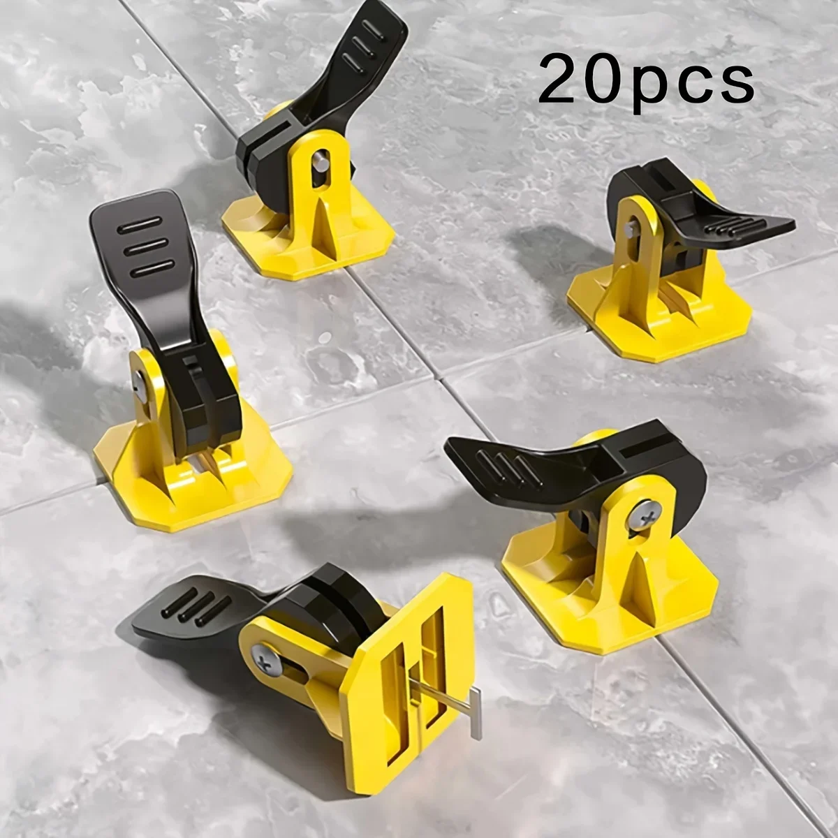 Tile Leveling System Kit Tile Leveling System Kit Tile Spacers Reusable  Floor Leveling Compounds Upgraded Adjustable Fit 8-12mm