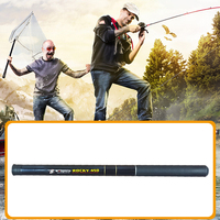 Telescopic Fishing Rod Fishing Rod Fiberglass Fishing Gear Ultralight 2.1/2.4/2.7/3.6M Retractable 40cm for Smaller Waters