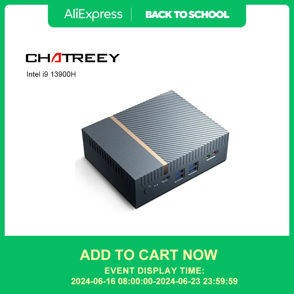 Chatreey 게이밍 미니 PC 데스크탑 컴퓨터, IT12 인텔 코어 i5 1340P i7 13620H i9 12900H 13900H, 4K @ 60hz, 2x HD 2.5G LAN DP WIFI6 