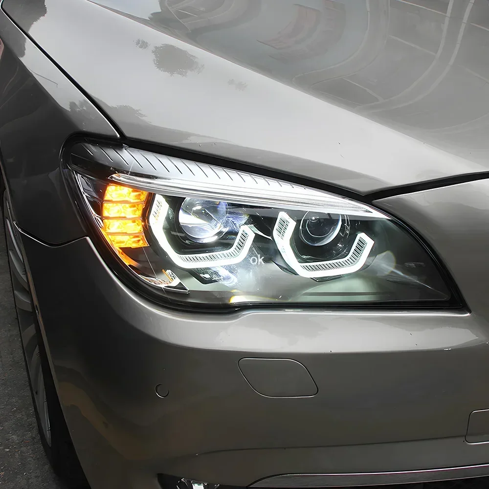 

For BMW 7 Series F02 730Li 740Li 750Li 2009-2014 Car Front Lamps Assembly Upgrade New Style LED Projector Lens Tool Accessories