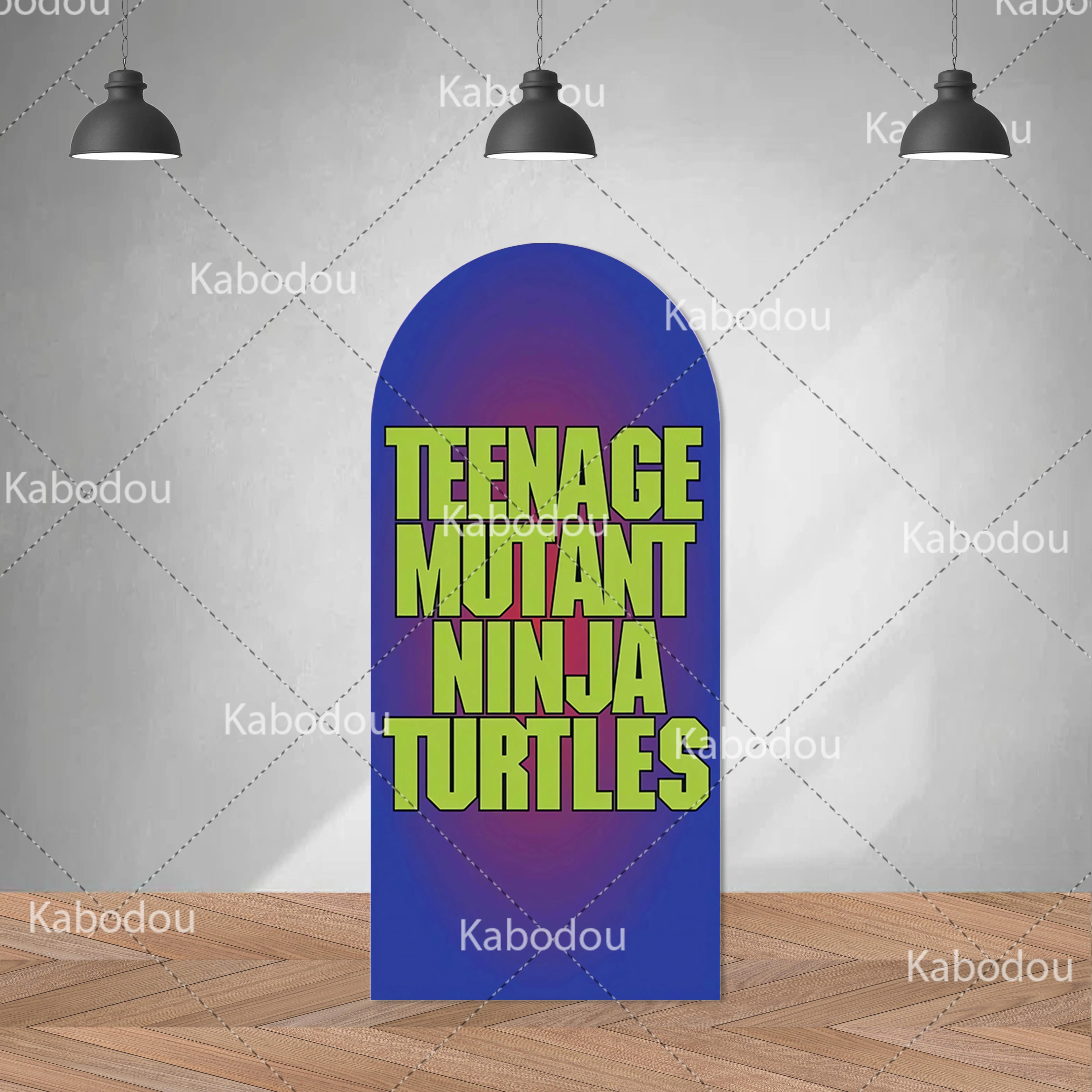Teenages Mutant Ninja Achtergrond Boog Dubbelzijdig Kind Verjaardagsfeestje Decoratie Baby Douche Foto Fotografie Achtergrond