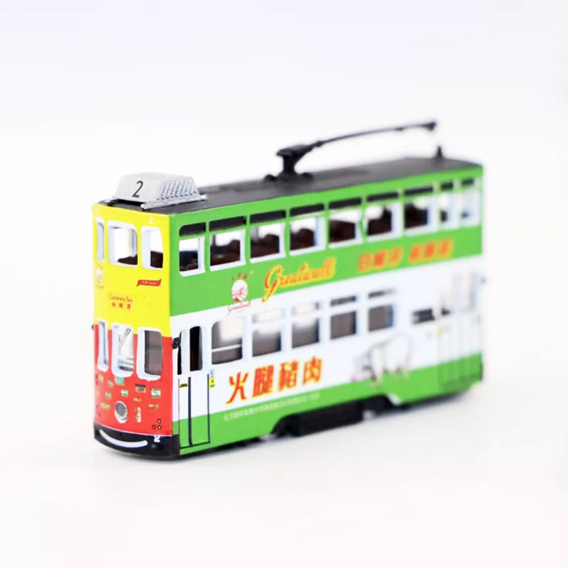 

TINY Diecast Alloy Tram Bus Model Simulation Toy Finished Product Vintage Ornaments Collection Gift Static Display