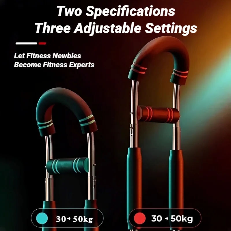 قابل للتعديل على شكل حرف U الذراع التمارين مع مقبض رغوة الربيع تجريب بار الساعد ثلاثية الرؤوس الصدر المتوسع أجهزة لياقة بدنية محمولة