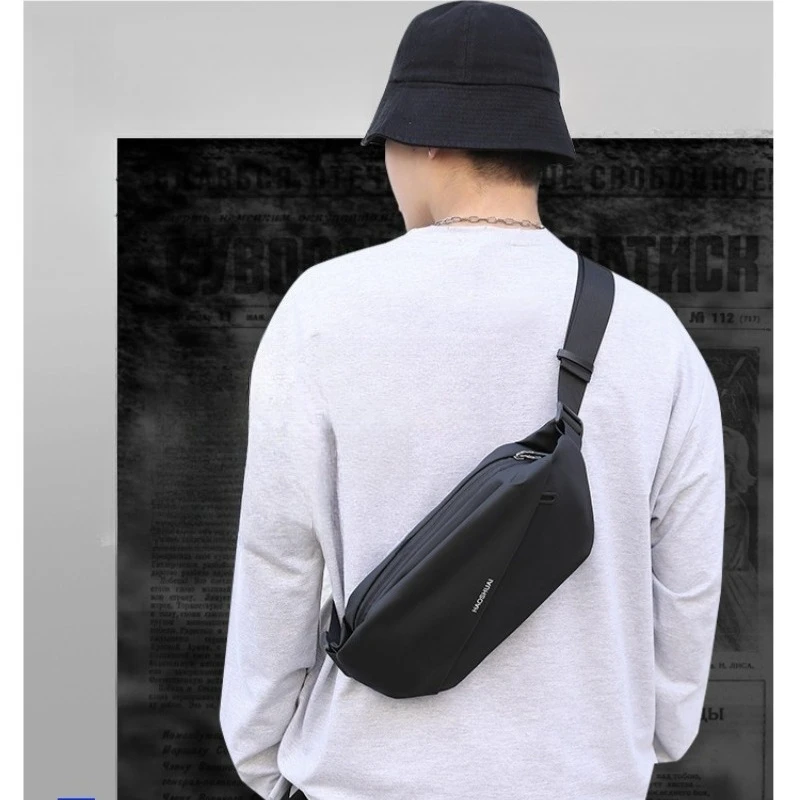 

New Men's Fanny Pack Outdoor Running Shoulder Messenger Bag