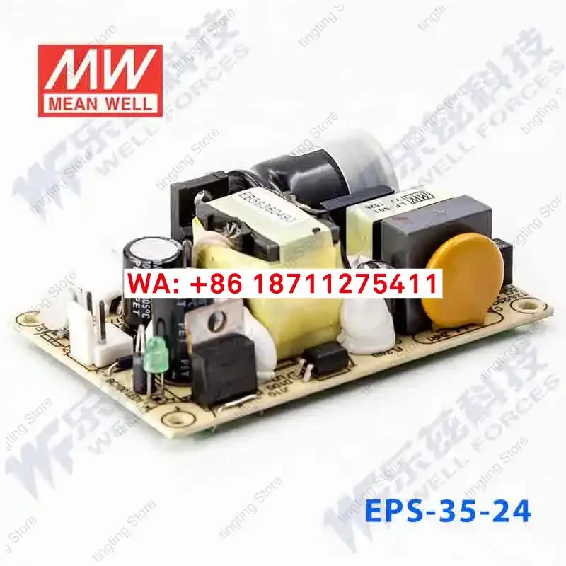 Mingwei EPS-35-24 35W power supply 24V1.5A substrate PCB bare board DC switch voltage regulator Taiwan brand