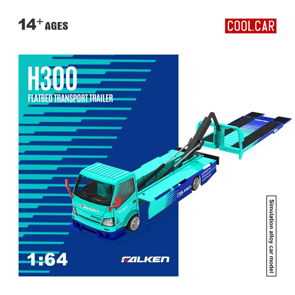

Предзаказ: Модель автомобиля Cool Car 1:64 Falken H300, имитация грузовика-платформы, из сплава, для коллекции, демонстрации и в подарок