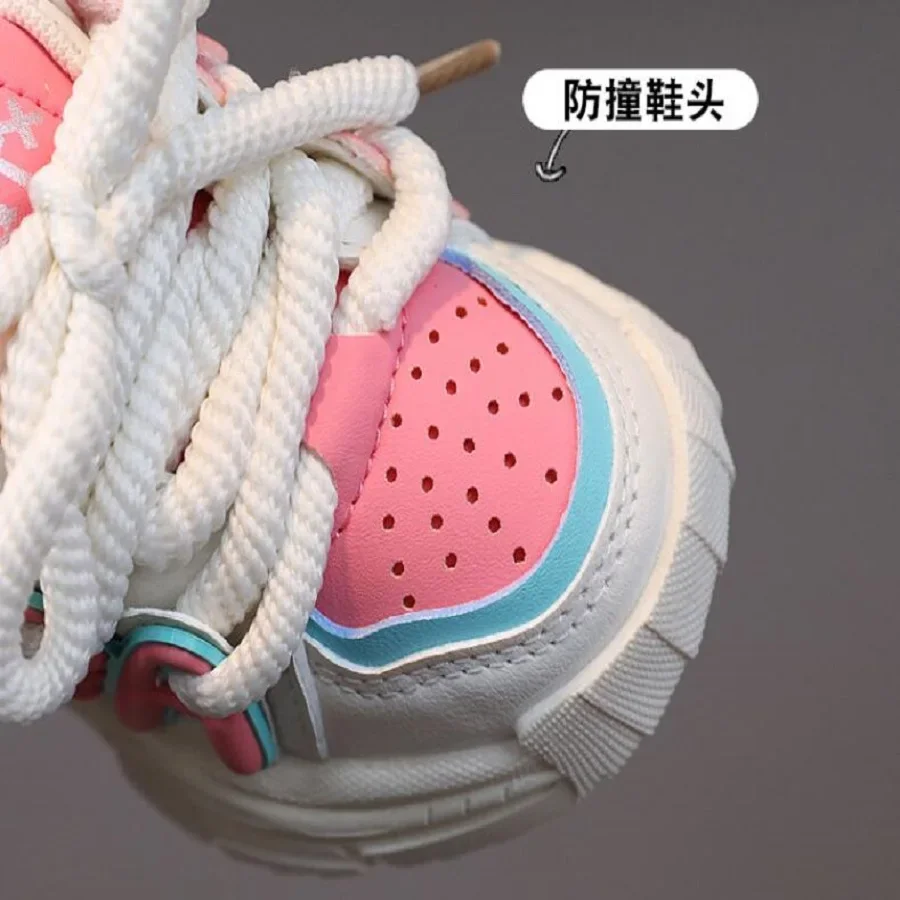 Новинка 2025 года, детская повседневная обувь, кожаные дышащие кроссовки унисекс с противоскользящей мягкой подошвой, всесезонные