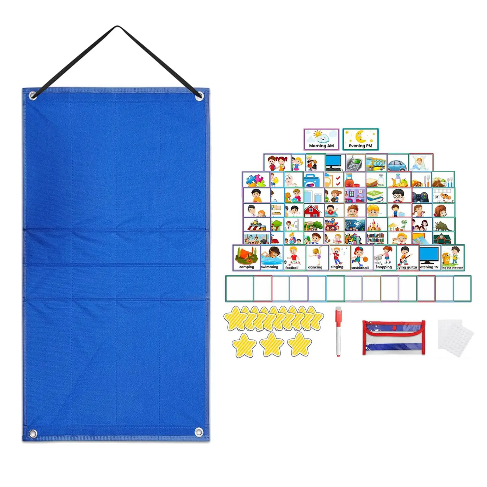 

Visual Schedule for Kids Daily Behavior Schedule Chart for Home Classroom