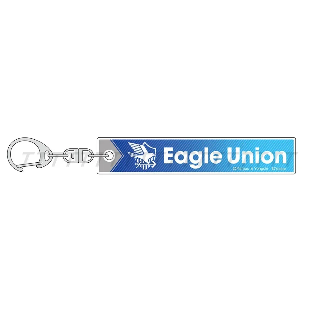 Game Azur Lane Keychain Doll Anime Acrylic Keyring Pendant for Gift