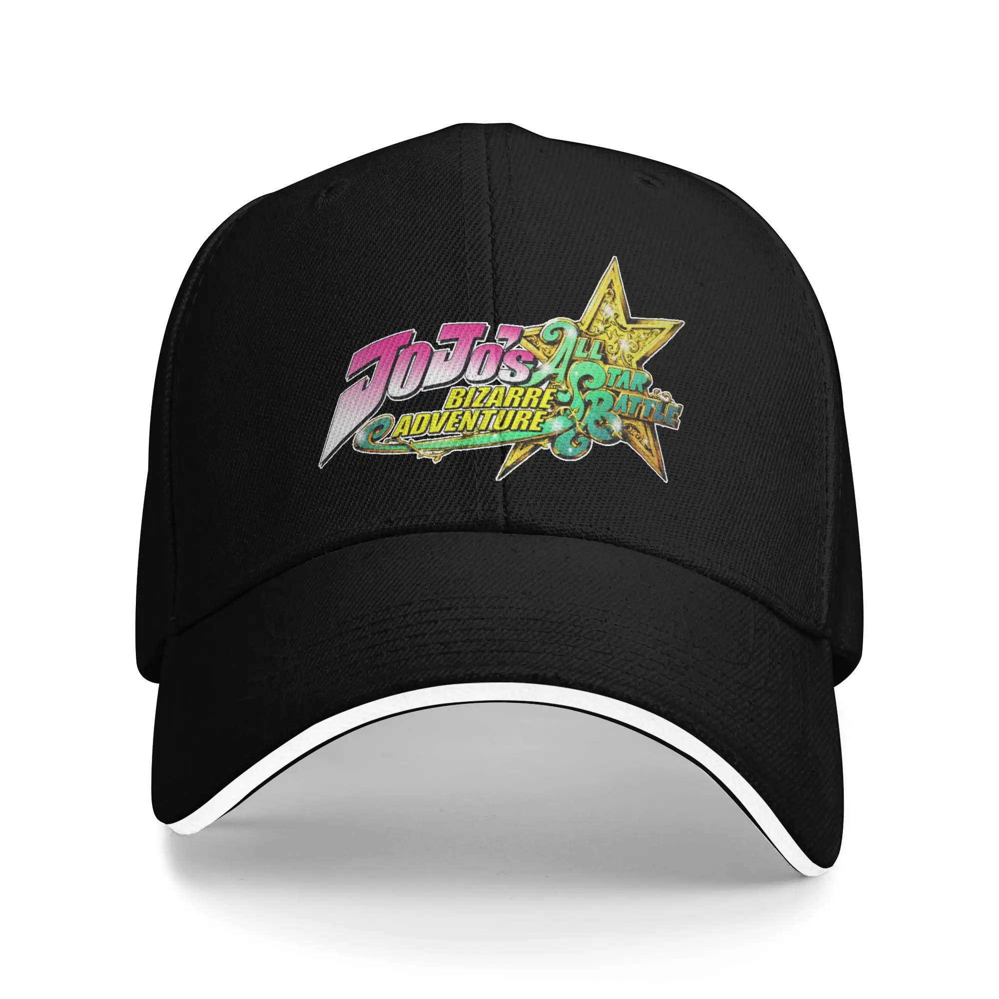 Hot Sale Jojo Bizarre Adventure 4 Baseball Cap  Windproof Sun Visor  Morning Exercise Sun Visor