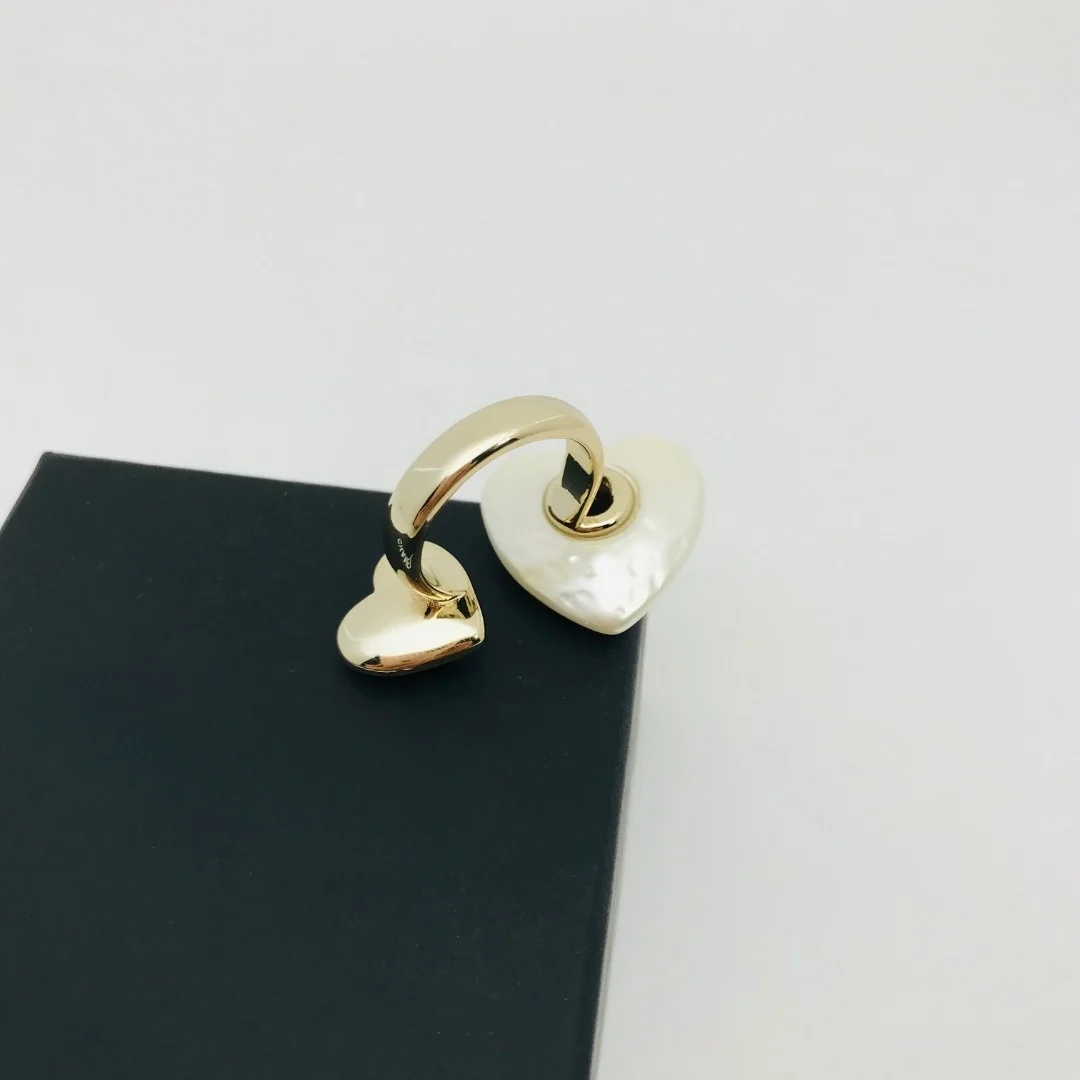 European and American fashion trend heart-shaped open ring