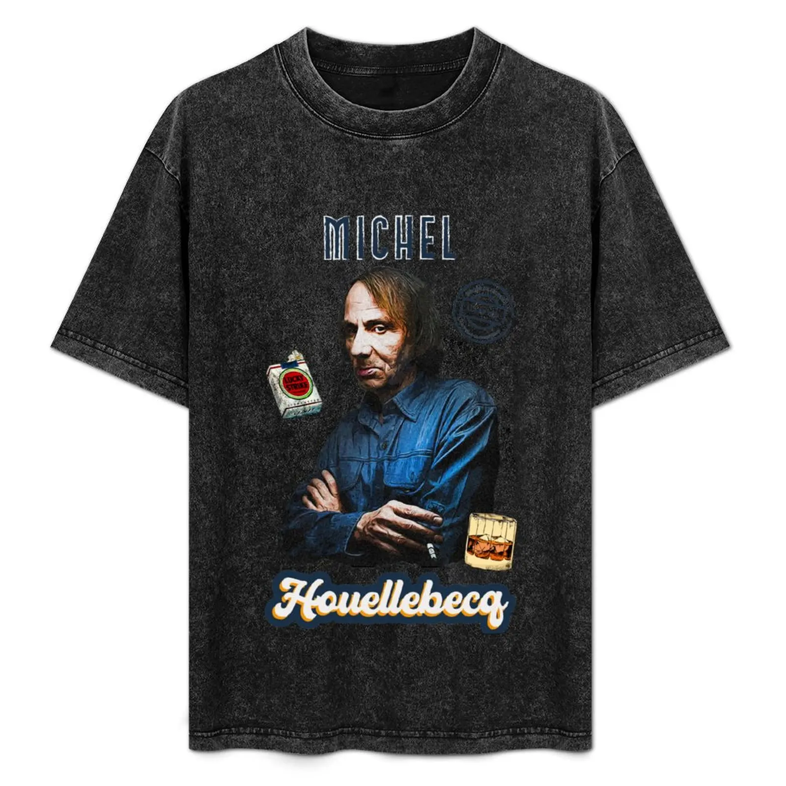 

Michel Houellebecq T-Shirt Fashion Letter Print T-Shirt
