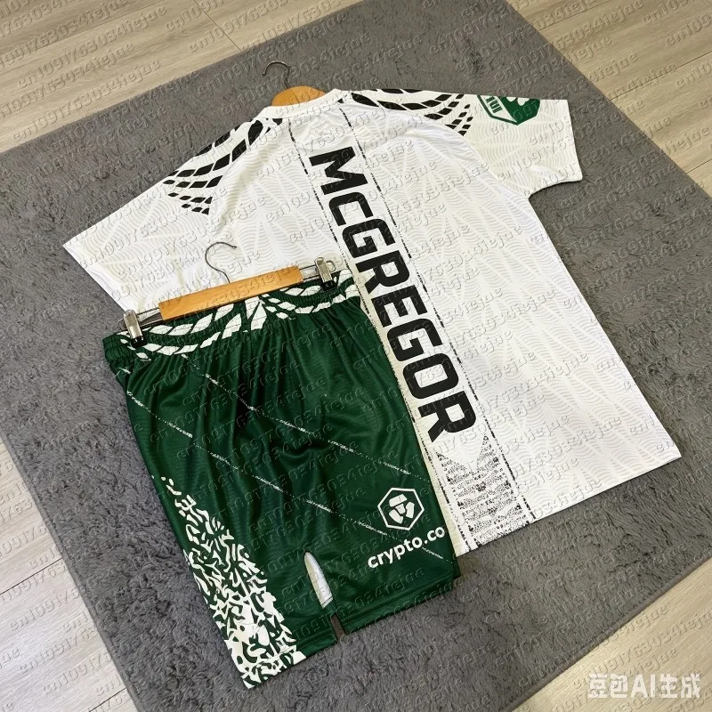 Ensemble T-shirt et Short de Sport pour Homme MOTO 329 Top MMA Octagonal Cage Conor McGregor – Ensemble d'Entraînement et de Course à Séchage Rapide pour la Lutte