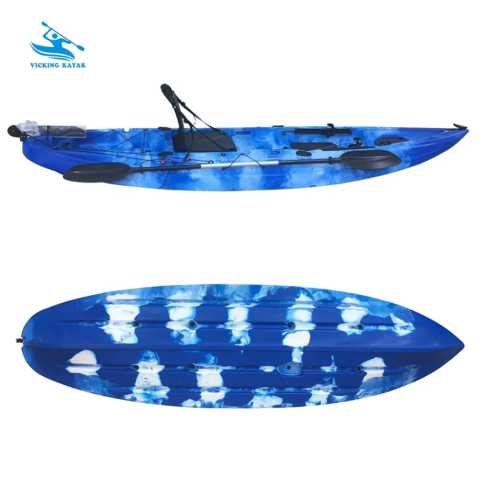 Single Modular Sea Kayak, Sit On Top Canoes Tandem Fishing Kayak Lldpe