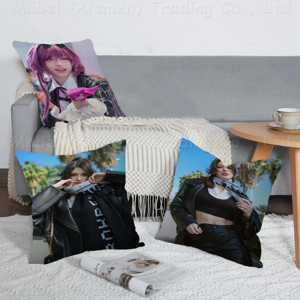 

Karina Melynychuk Pillow Anime Pillow Sofa Bed Head Pillow Cover Cushion Cover 45x45 Cm Fashion