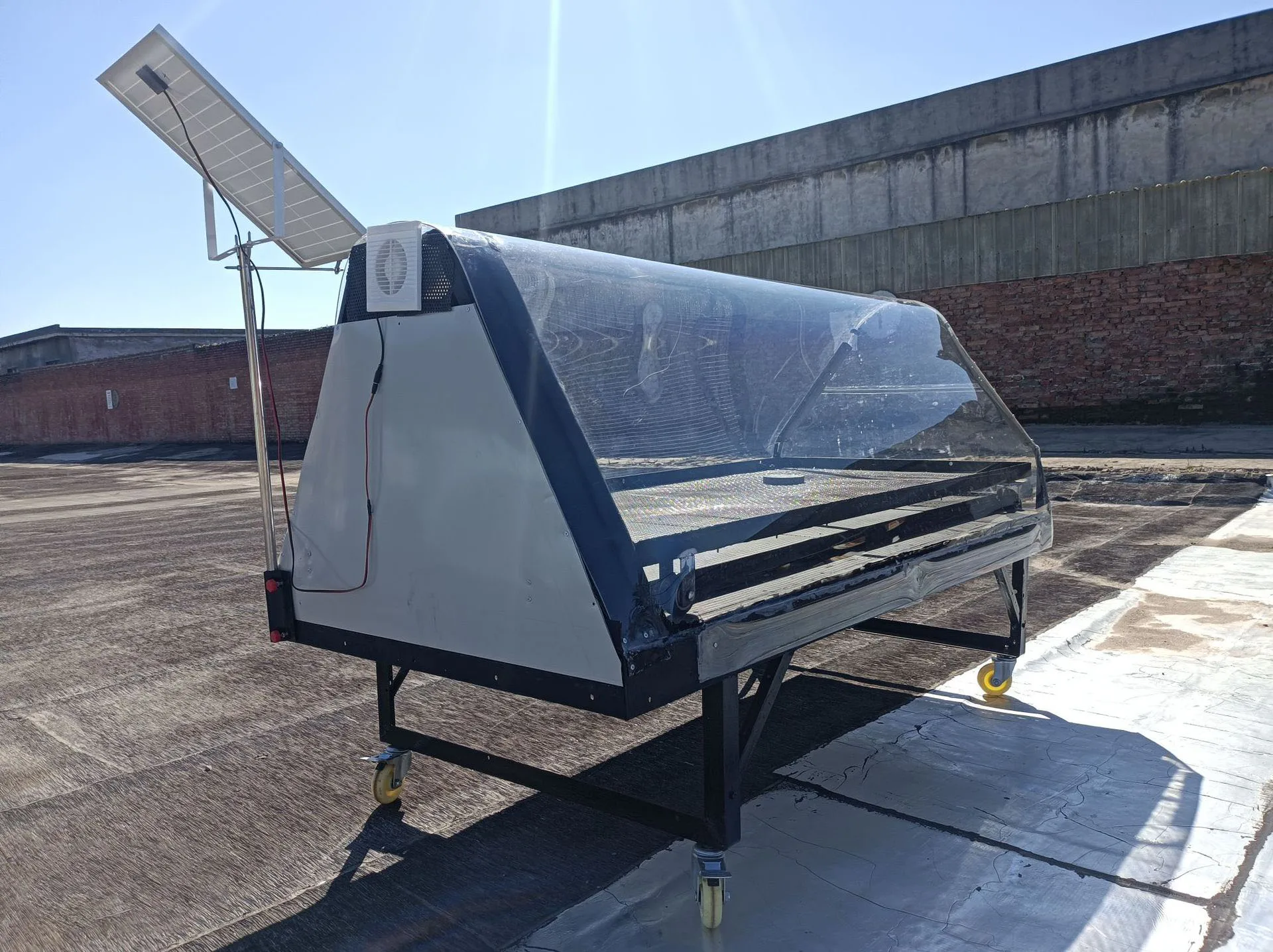 الخضروات الفواكه المأكولات البحرية مصنع الأطعمة المجففة التجارة الخارجية مصنع تجهيز الخضروات محرك مجفف بالطاقة الشمسية