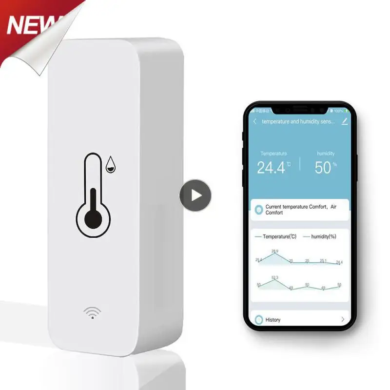 Smart Energy-efficient Wireless Connectivity Smart Home Compatible Easy To Use Instant Alerts Temperature Sleek Design Wifi