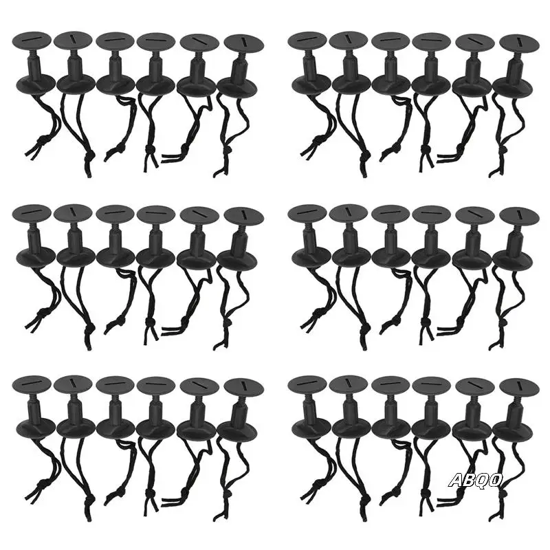 

36 Pcs Surfboard Leash Plugs With Cords Strings Water Surfing Accessories Surf Leash Plug Bodyboard Accessory