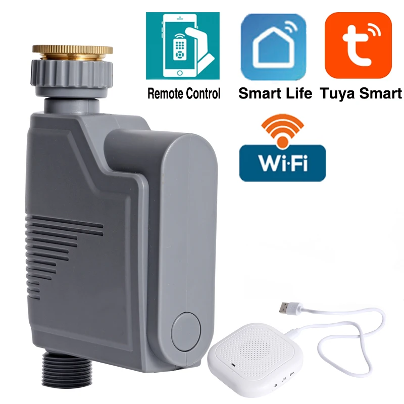 Wifi Tuya Automatic Smart Home Programmable Drip Garden Watering Irrigation Timer System Controller Programmer Valve for Garden