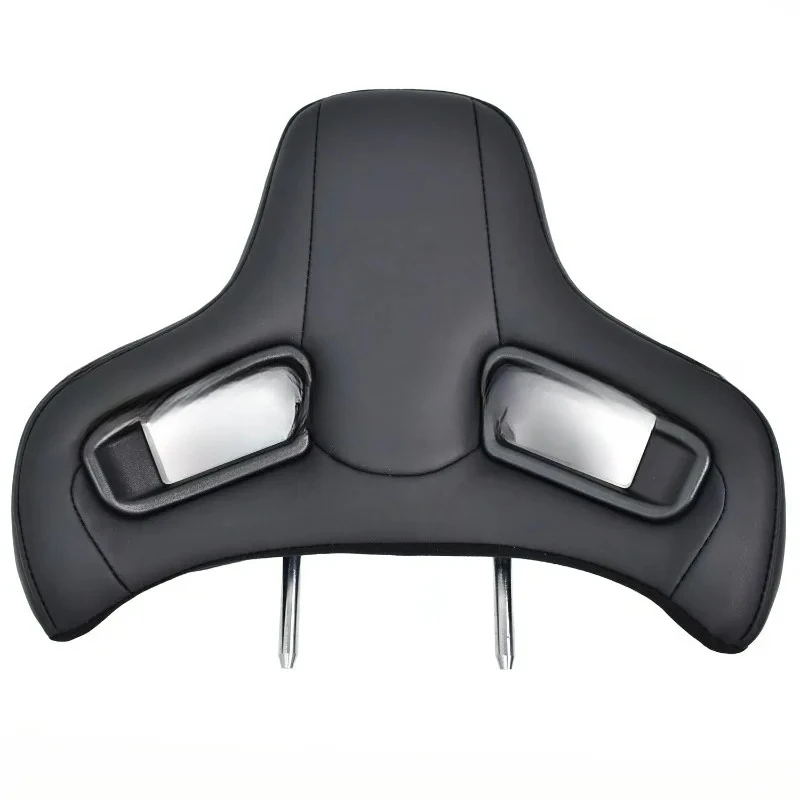496*386mm Black Automotive Sport Detachable Racing Car Seat Headrest