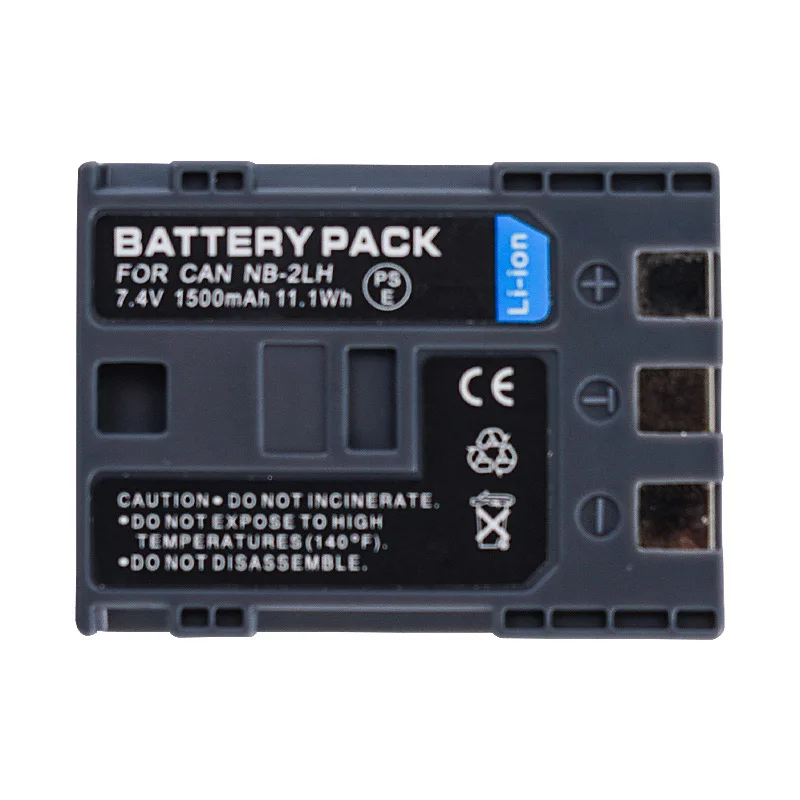

1--5pcs 1500mAh Suitable for Canon EOS350D 400D S80 S70 NB-2LH Battery NB-2L Battery BP-2L5 Battery