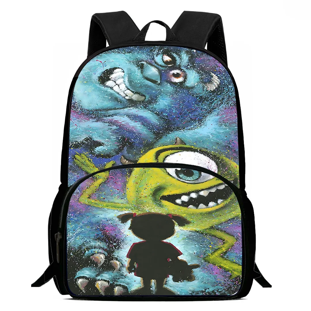 M-monsters-mochilas escolares de gran capacidad para niño y niña, morral duradero para acampar, ideal para regalo de cumpleaños