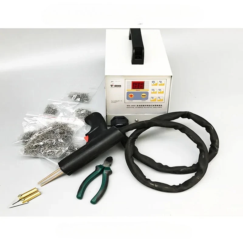 1PC Plastic Welding Machine WB-3000 Automotive Plastic Crack Hot Melt Welding Equipment Welding Torch Bumper Repair Machine 220V