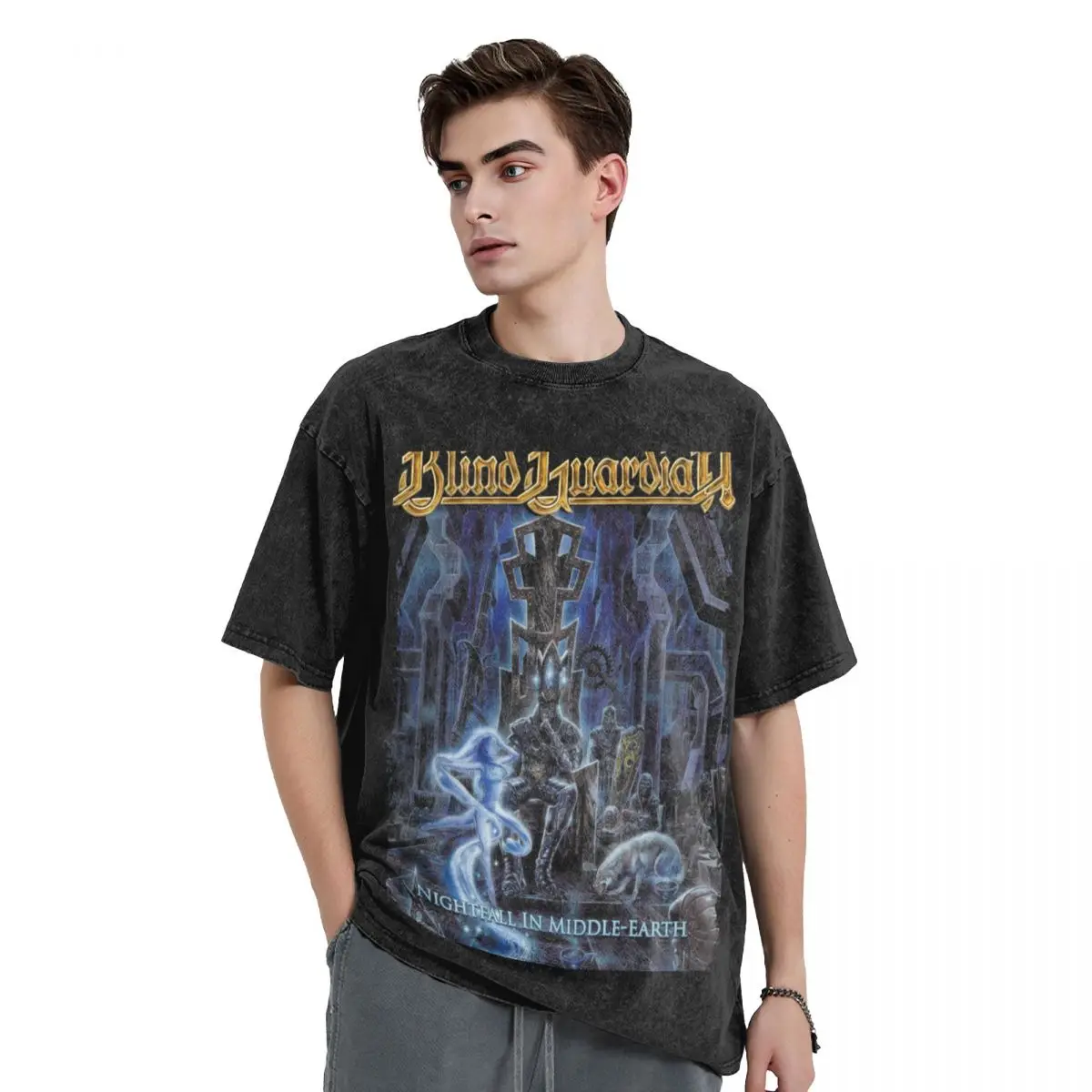 Blind Guardian - Nightfall in Middle Earth T-Shirt summer tops korean fashion cotton graphic tees Blouse mens vintage t shirts