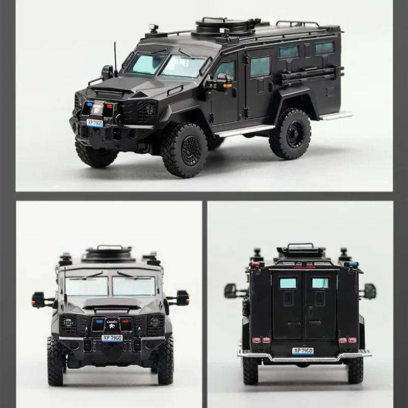 MVA 1:64 Scale Alloy BearCat Armored Vehicles With Doll Model-Without Wooden BaseSouvenir Static Display