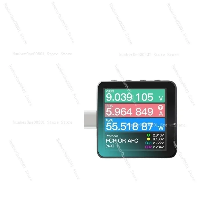 USB Power Meter 240W PD31 Charging Protocol Tester Voltage Current Meter for Phones Laptops Macbook