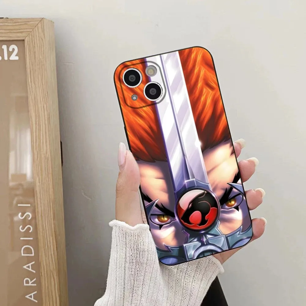 T-ThunderCats CARTOON Phone Case For iPhone 15,14,13,12,11 Plus,Pro,Max,XR,XS,X,7,8 Plus,SE,Mini Silicone Soft