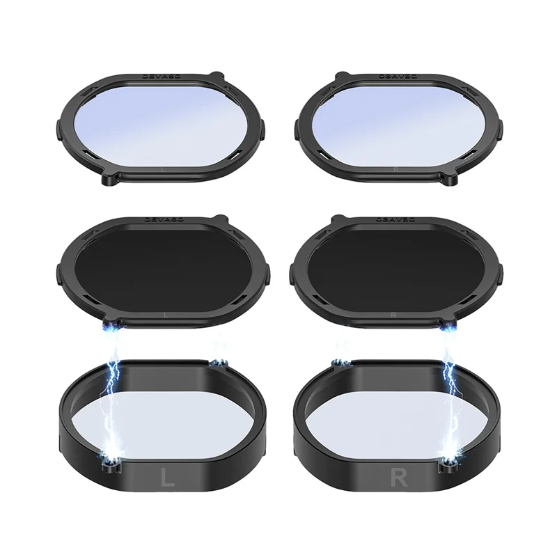 RISE VR Prescription Lenses for PS VR2 Lens Myopia Anti Blue Glasses Quick Disassemble Protection Frame for PSVR2 Parts