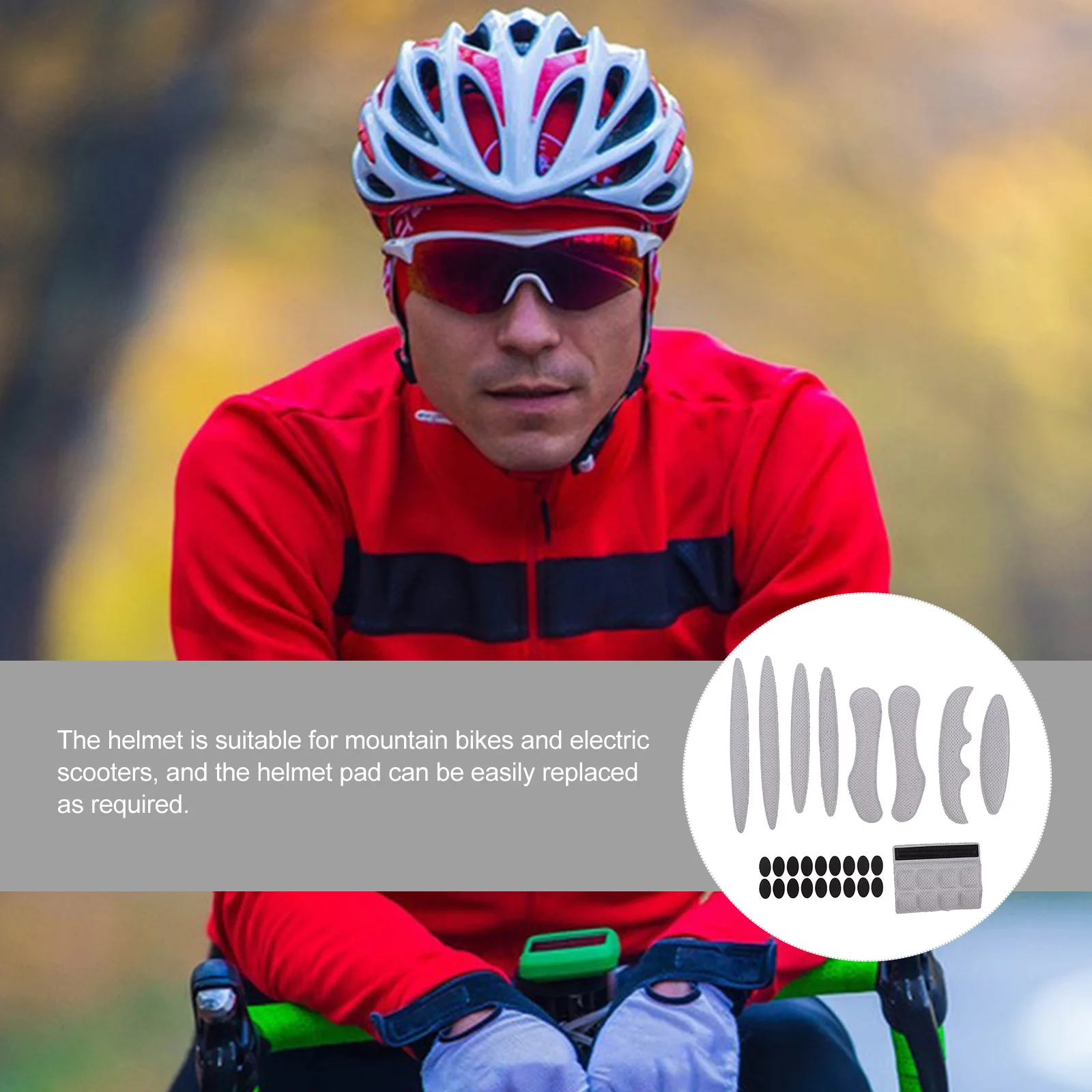 

1 set Liner Bike Padding Inner Cushion Pads Sponge Replacement Motorcycle Electric Scooter Bicycle Comfort Breathable