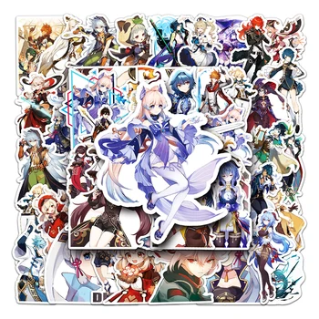 10/30/50 sztuk Genshin naklejki wpływ naklejki dekoracja kreskówkowa walizka Scrapbooking laptop telefon artykuły papiernicze zabawka dziecięca gra naklejka