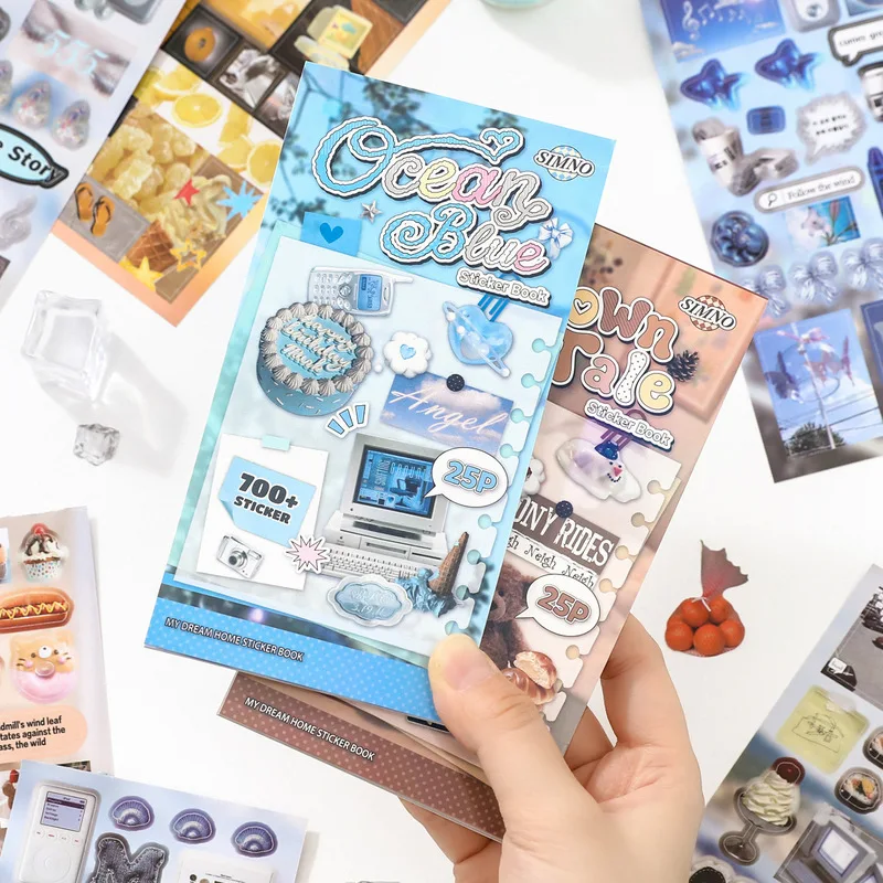 25Pcs Kawaii Snack & Bear Collage Paper Stickers, Colorful Daily‑life Decals for DIY Junk Journal Hand‑made Crafts