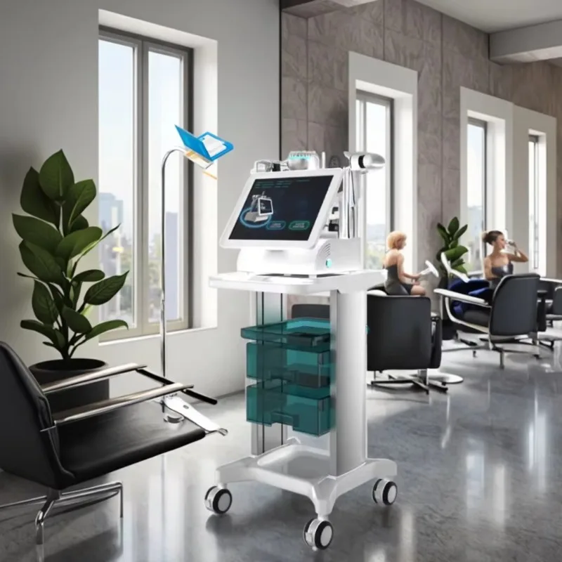 Portable Beauty Institutions Facial Skin And Ai Intelligent Hair Scalp Analyzer Tricoscope Hair Analyzer