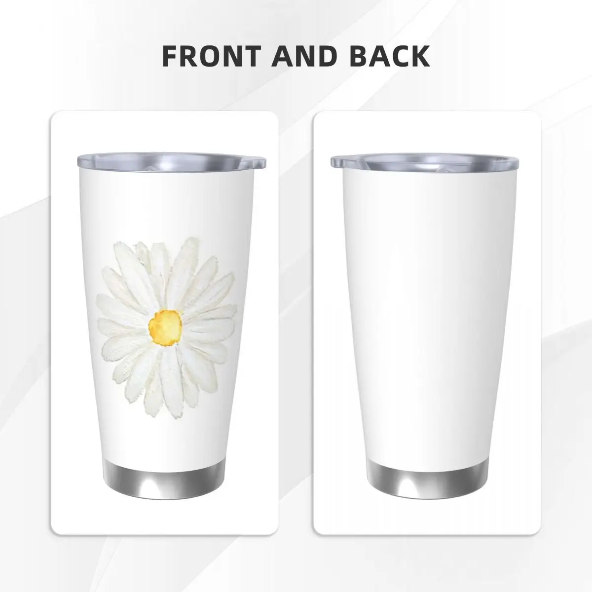 Bicchiere in acciaio inossidab - Tumbler 20Oz White recensione e prezzo