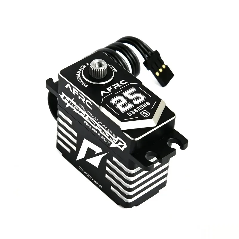 AFRC-D3625HB-S Smart Brushless Servo High Speed 0.04SEC Programmable 25KG 8.4V HV for 1/5 1/8 1/10 Off-road Racing Boat DIY