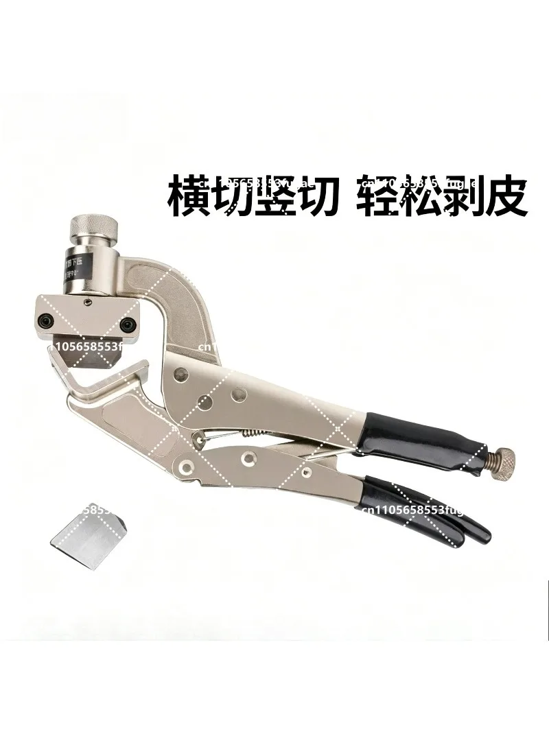 Manual Wire Stripper 20-55mm, Copper & Aluminum Cable Stripping Tool for Overhead Lines, Electrician Pliers