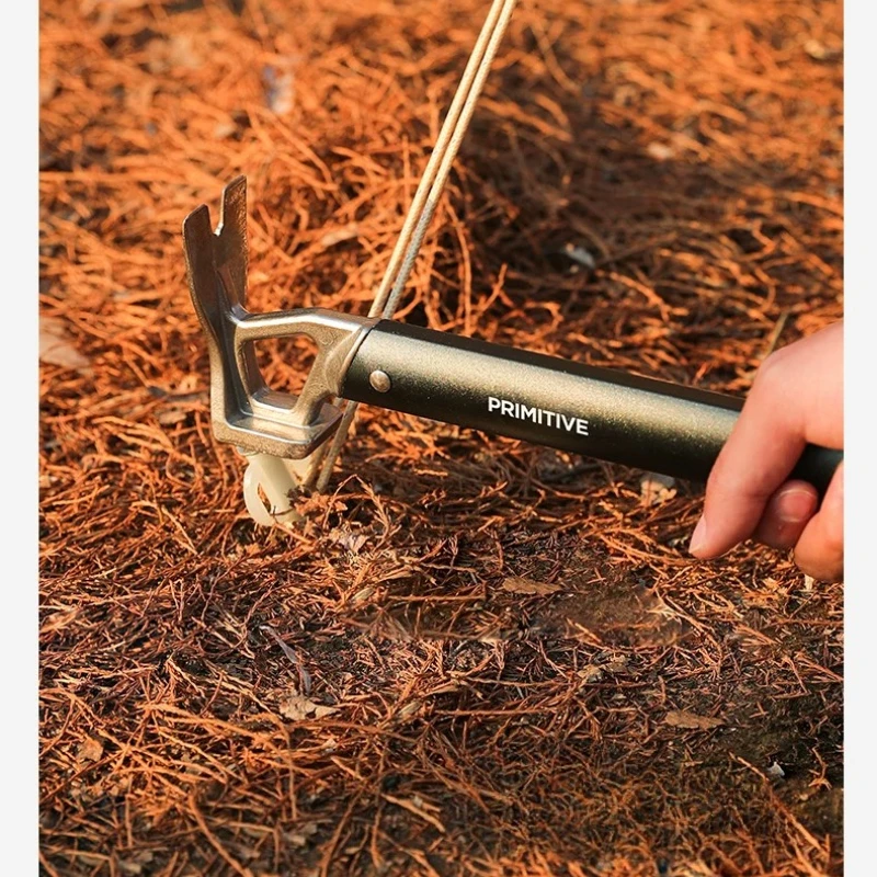 Multifunctional Camping Hammer Practical Outdoor Gear Portable Survival Accessory Hand Tool for Tent Building Camping view 2