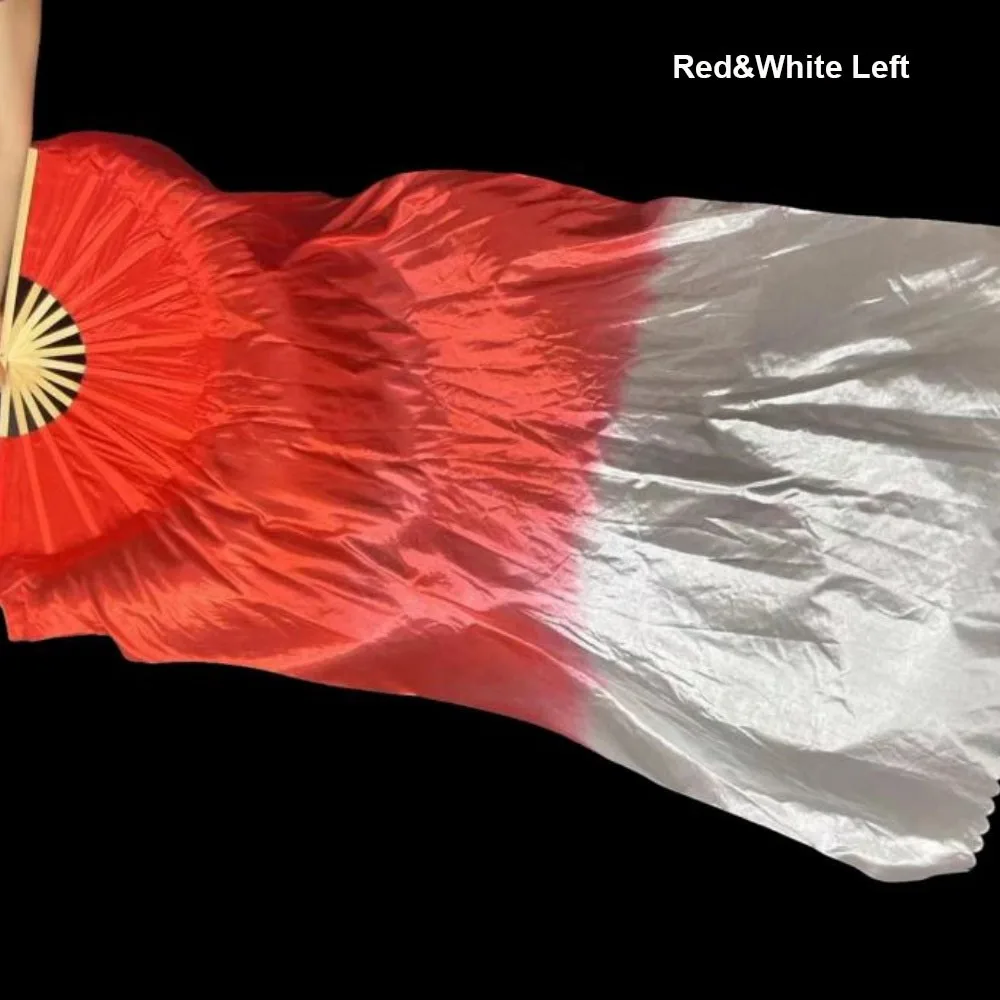 

50 см веер для танца живота, разноцветные право/левые руки, инструмент для практики танцора, градиент цвета, аксессуары для танцев, кадриль