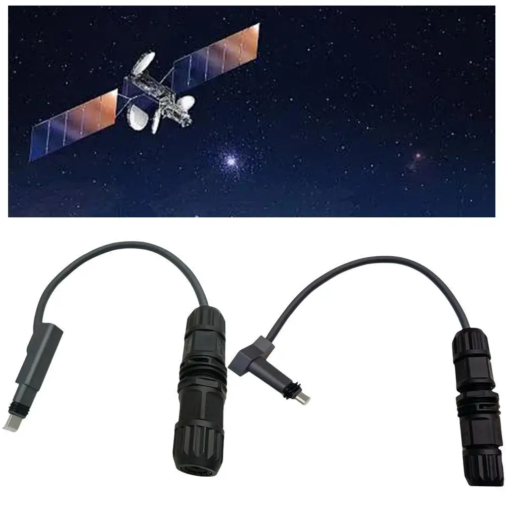 1set For Starlink V2 Rj45 Adapter Cable CAT5E 26AWG*4P+D For RJ45 Male-to-male Network Cable Into For Starlink II Cable 1200Mbps