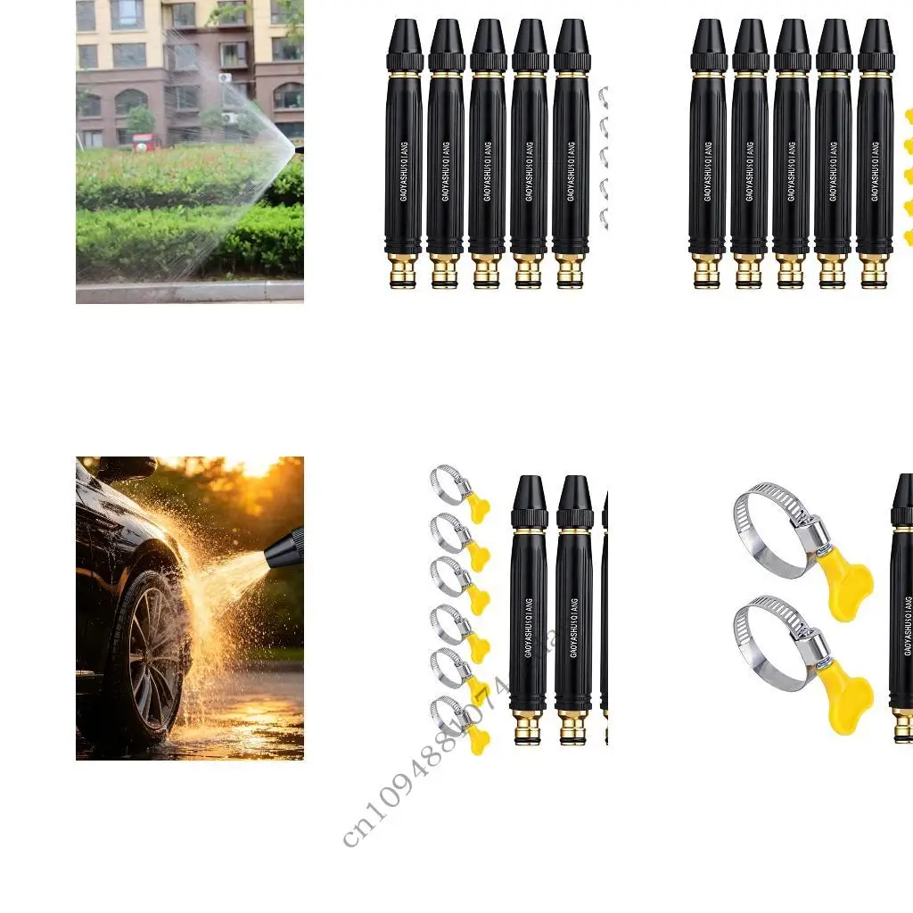 

High Pressure Water Tool Car Wash Hose with Metal Connector for Vehicle Cleaning