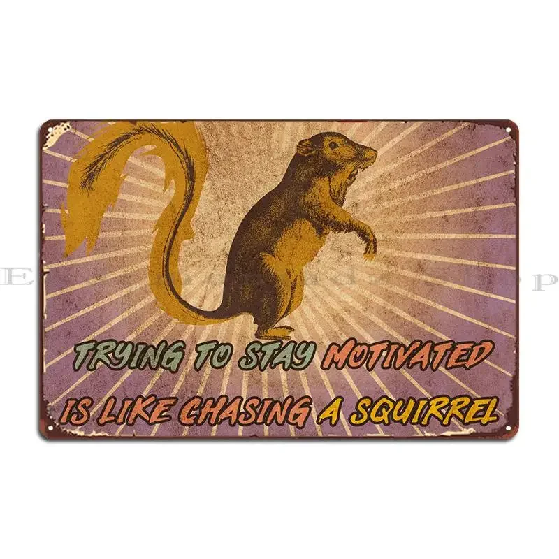 

Забавный текст, белка 4, металлический знак, настенная роспись, декор, табличка, жестяная вывеска, плакат