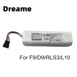 Original Battery Lithium-ion Battery Pack for Dreame Robot Vacuum Mop Cleaner 4INR19/66-2 D9 D9MAX D9pro L9 L10 pro Z10 Z10pro